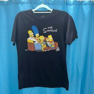 Simpson graphic T-shirt. Black yellow blue